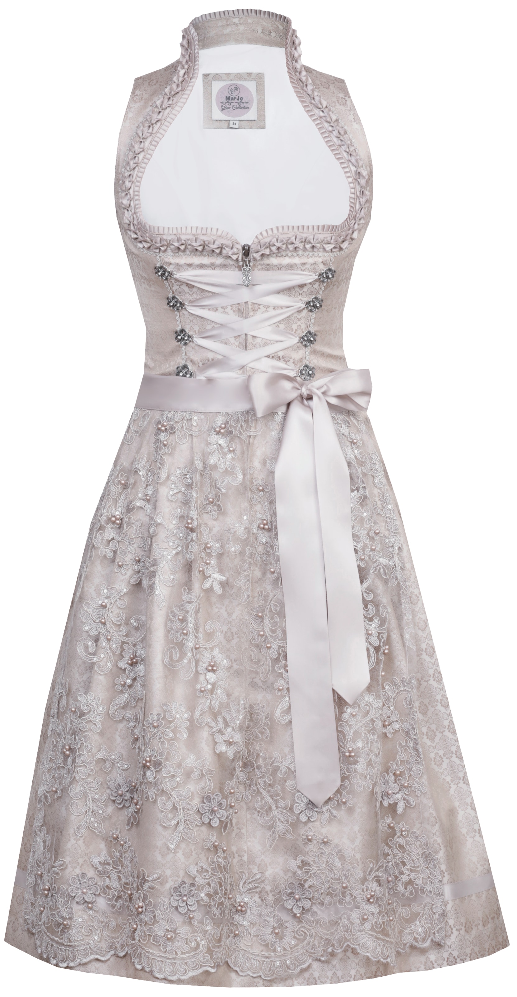 MarJo Dirndl, (2 tlg.), Damen, midi im modischem Monochrom - Look kaufen