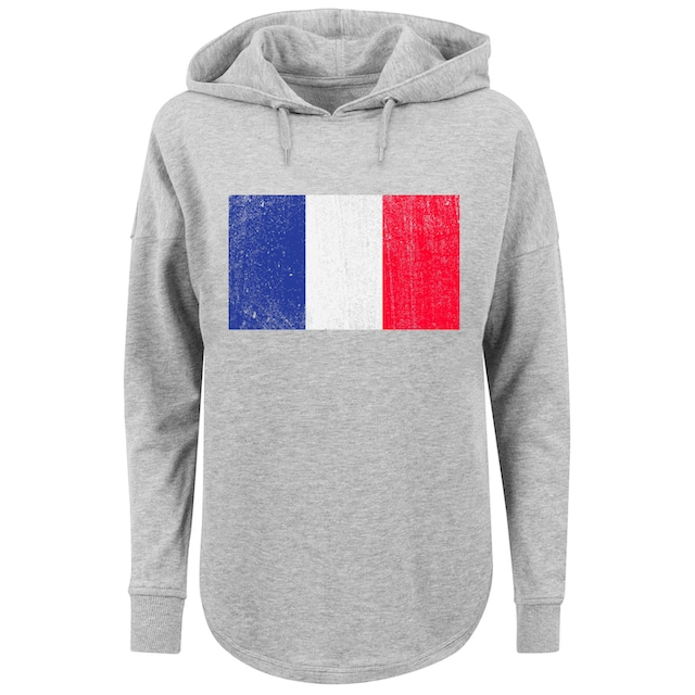F4NT4STIC Kapuzenpullover »France Frankreich Flagge distressed«, Print  online | I'm walking