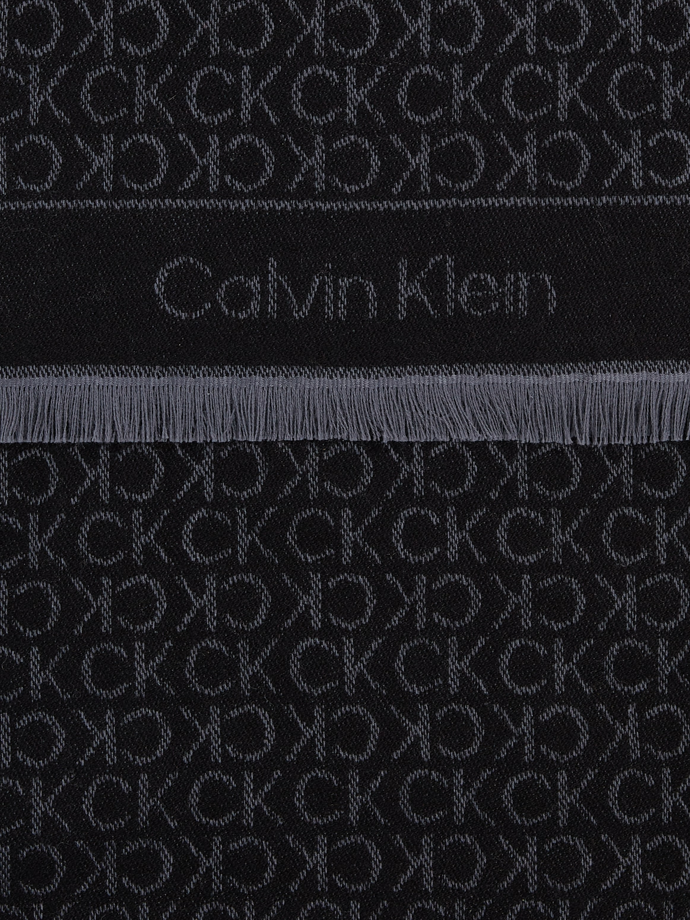 Calvin Klein Schal »MONOGRAM kaufen SCARF online walking Calvin Klein JACQUARD I\'m Monogramm mit 40X180«, 