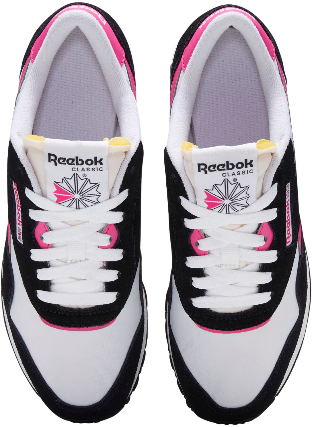 classic leather nylon reebok
