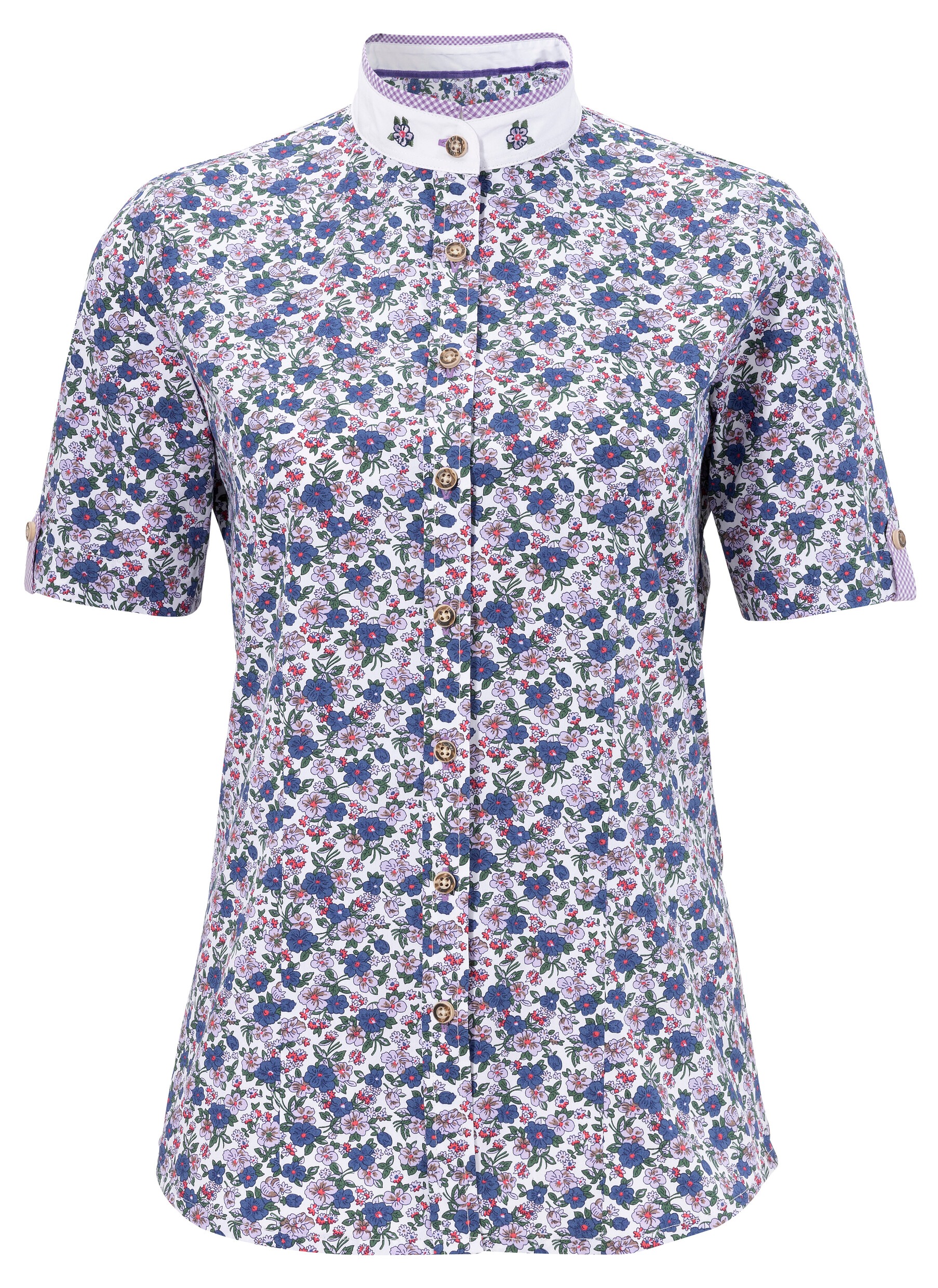 OS-Trachten Trachtenbluse, (1 tlg.), Damen, mit floralem Druck kaufen