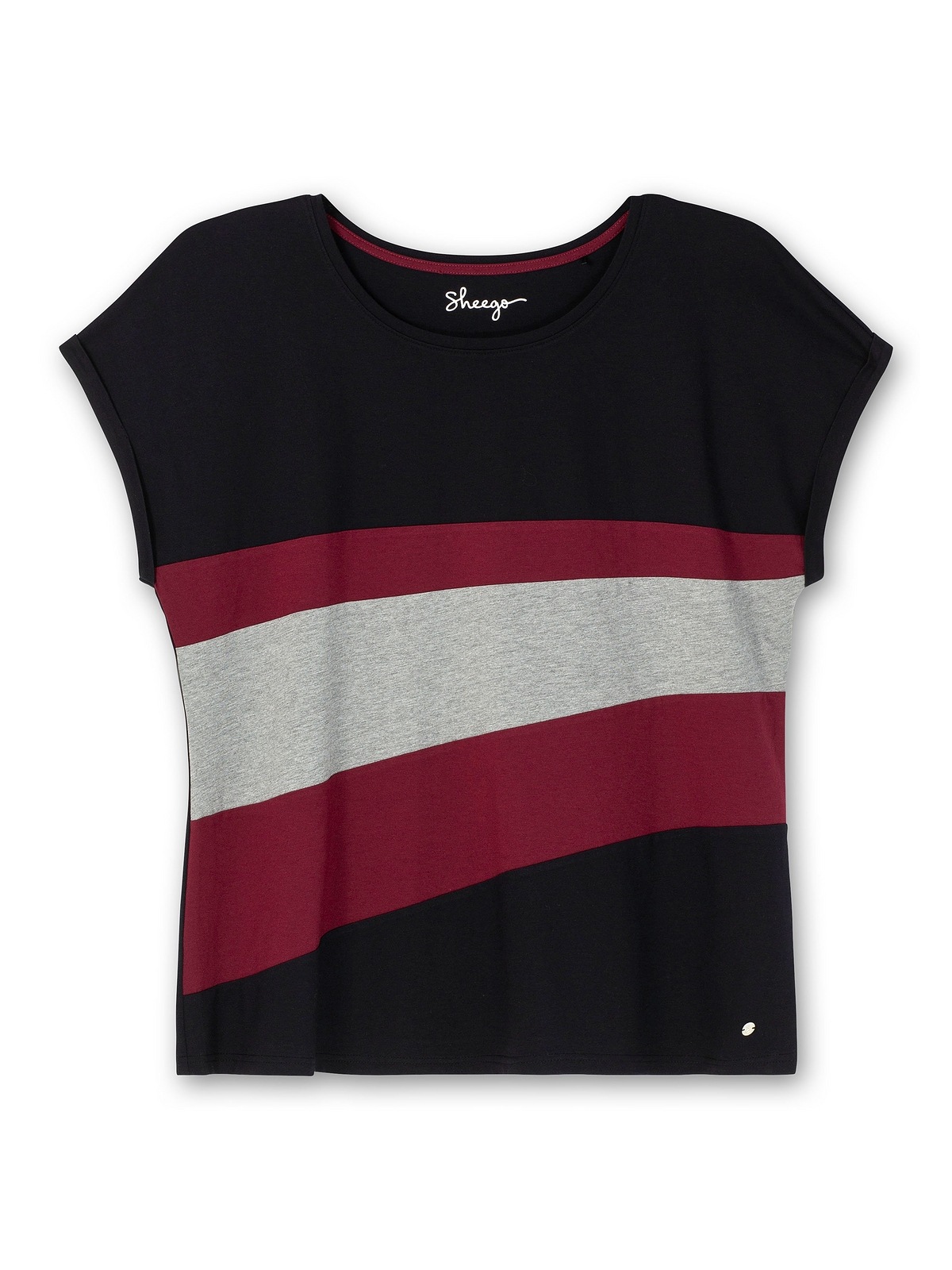 Sheego T-Shirt »Große Größen«, in Colourblocking-Optik online