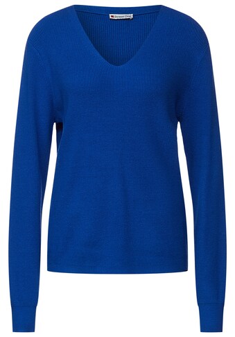 STREET ONE V-Ausschnitt-Pullover, aus softem Materialmix kaufen