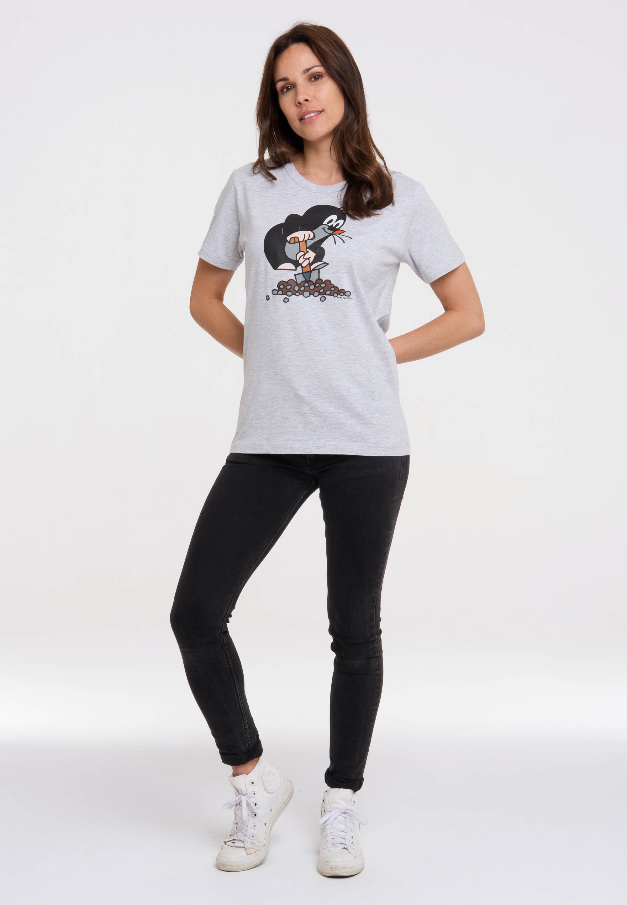 LOGOSHIRT T-Shirt »Der kleine Maulwurf«, I\'m walking kaufen mit lizenziertem | Print