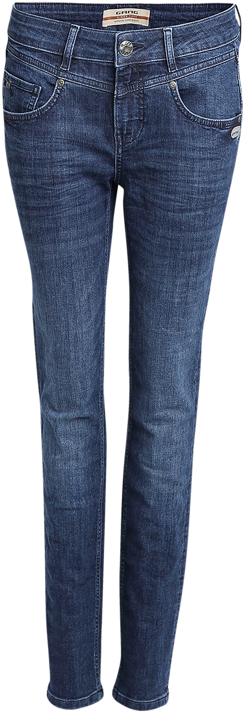 GANG Skinny-fit-Jeans V-Passe »94MARISSA«, modischer vorn walking hinten & I\'m mit online 