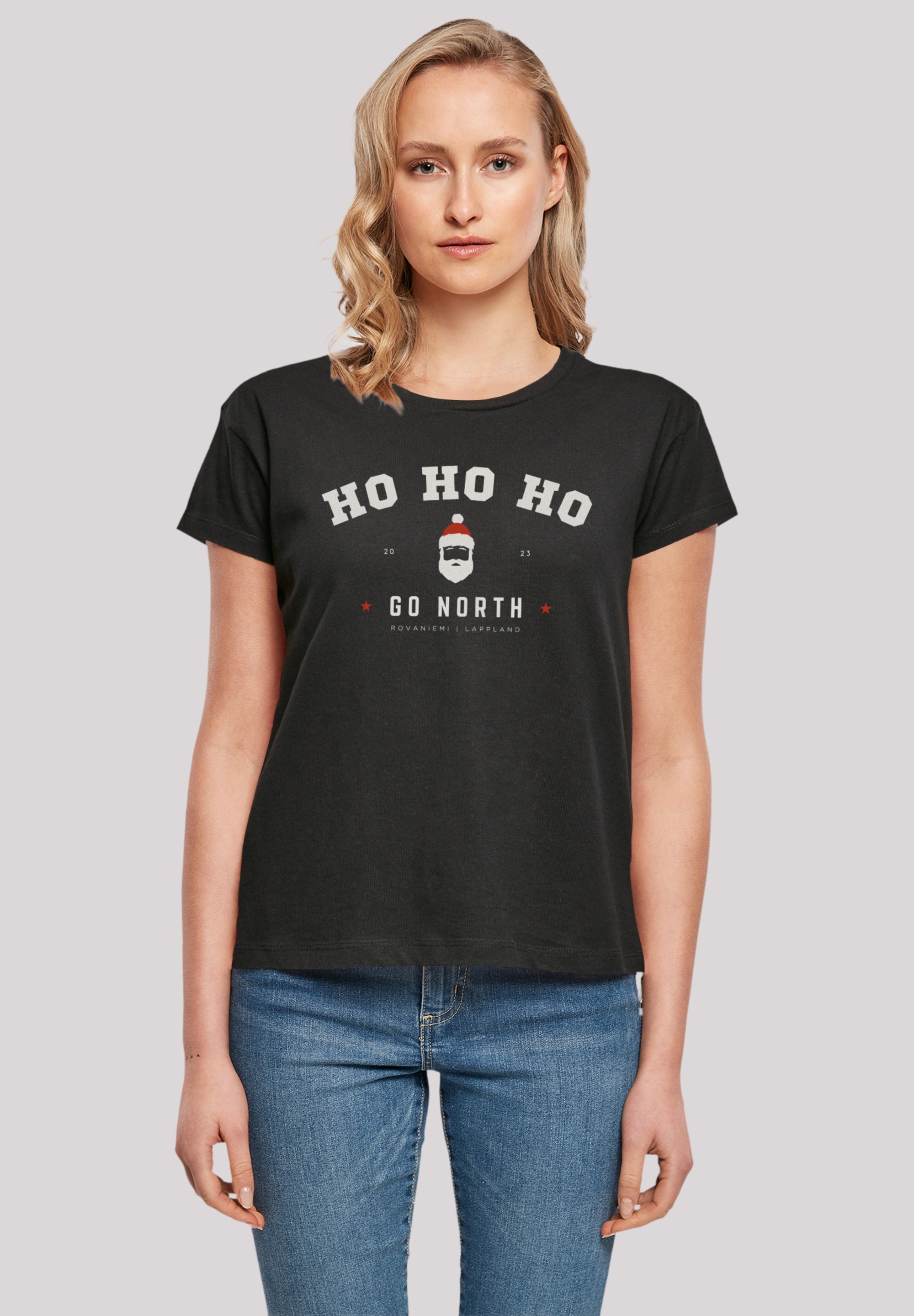 | kaufen Weihnachten«, Ho Logo T-Shirt Santa F4NT4STIC walking Geschenk, »Ho Ho Claus Weihnachten, I\'m online