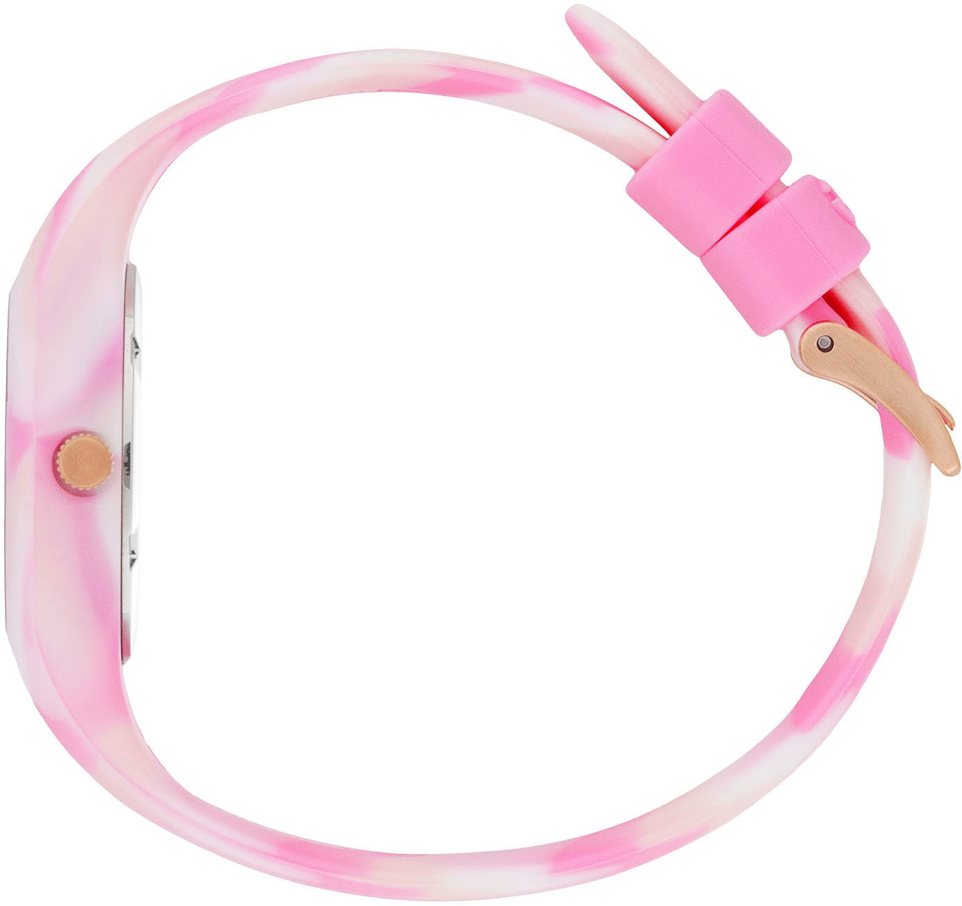 ice-watch Quarzuhr »ICE tie and auch Extra-Small I\'m | ideal - 021011«, Geschenk Onlineshop als - shades dye walking - Pink im 3H