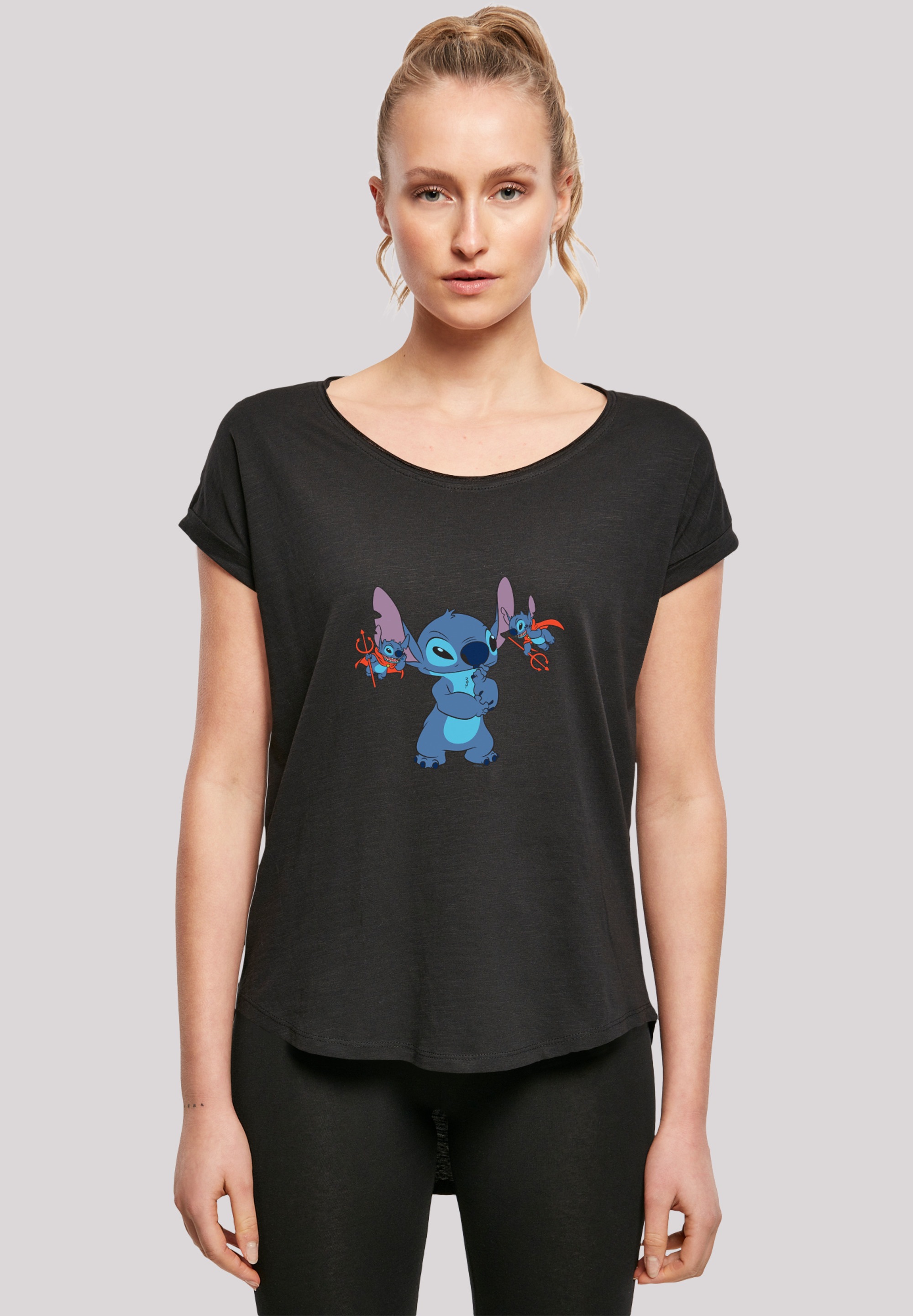 F4NT4STIC T-Shirt »Lilo And Stitch Little online Devils«, Print