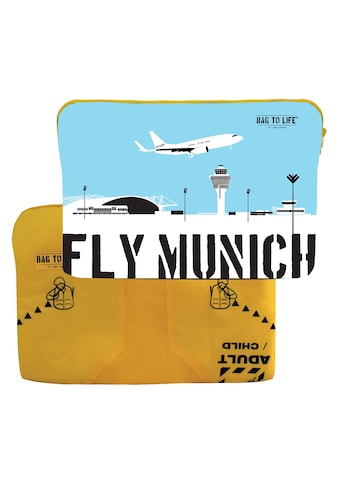 Bag to Life Laptoptasche »Laptop Sleeve Fly Munich«, aus recycelter Rettungsweste kaufen