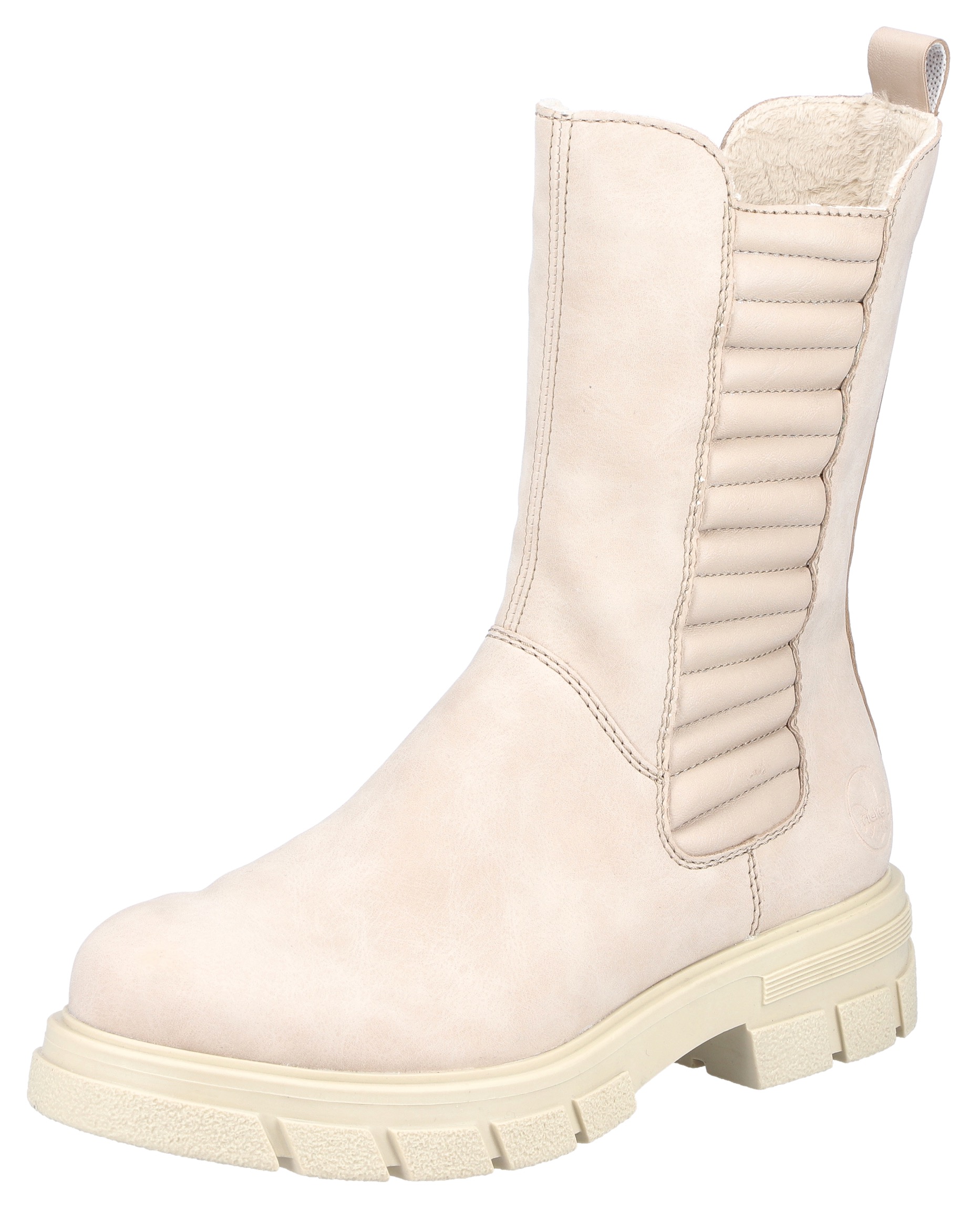 Chelseaboots, mit seitlichen Steppungen