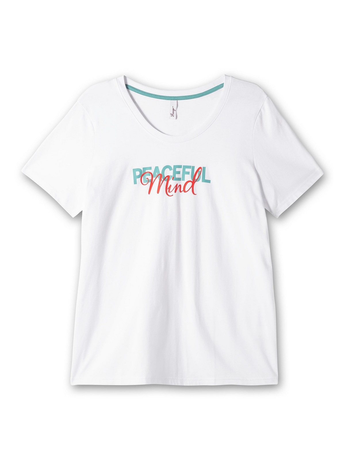 Sheego T-Shirt mit bestellen Statement-Frontdruck »Große Größen«