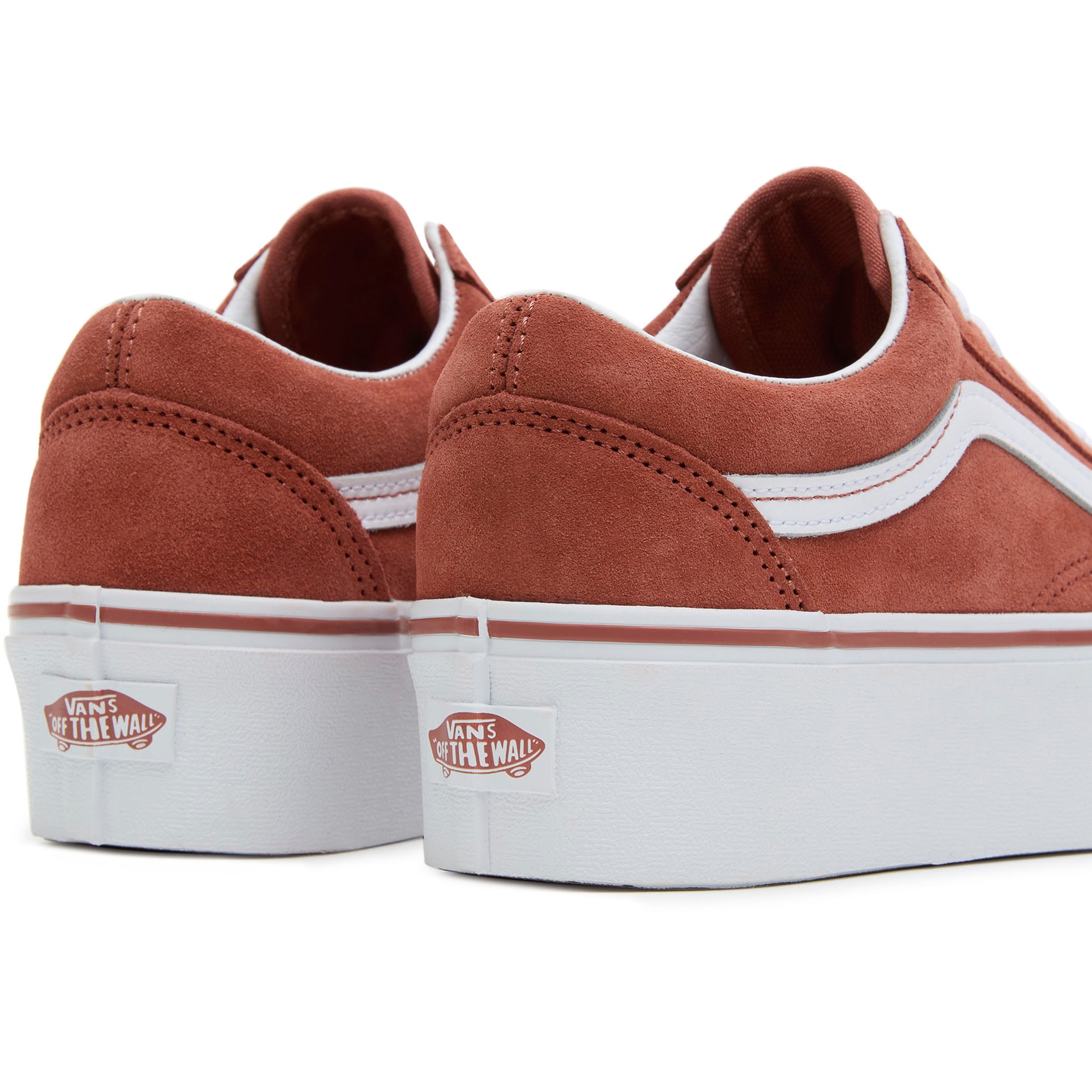 Vans old 2024 skool suede orange