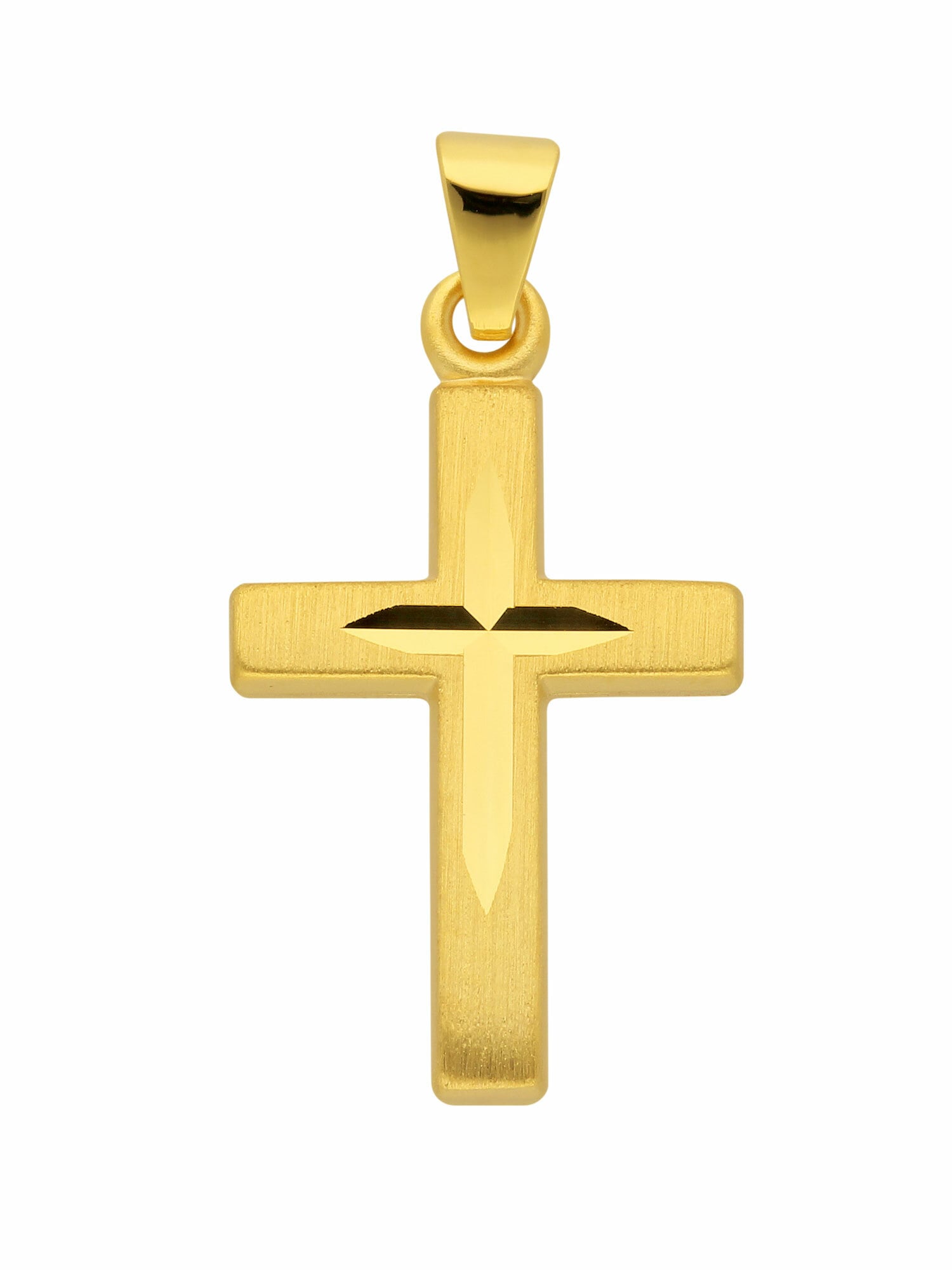 Adelia´s Kettenanhänger »333 für Gold & Goldschmuck I\'m Damen Kreuz kaufen walking Herren | Anhänger«