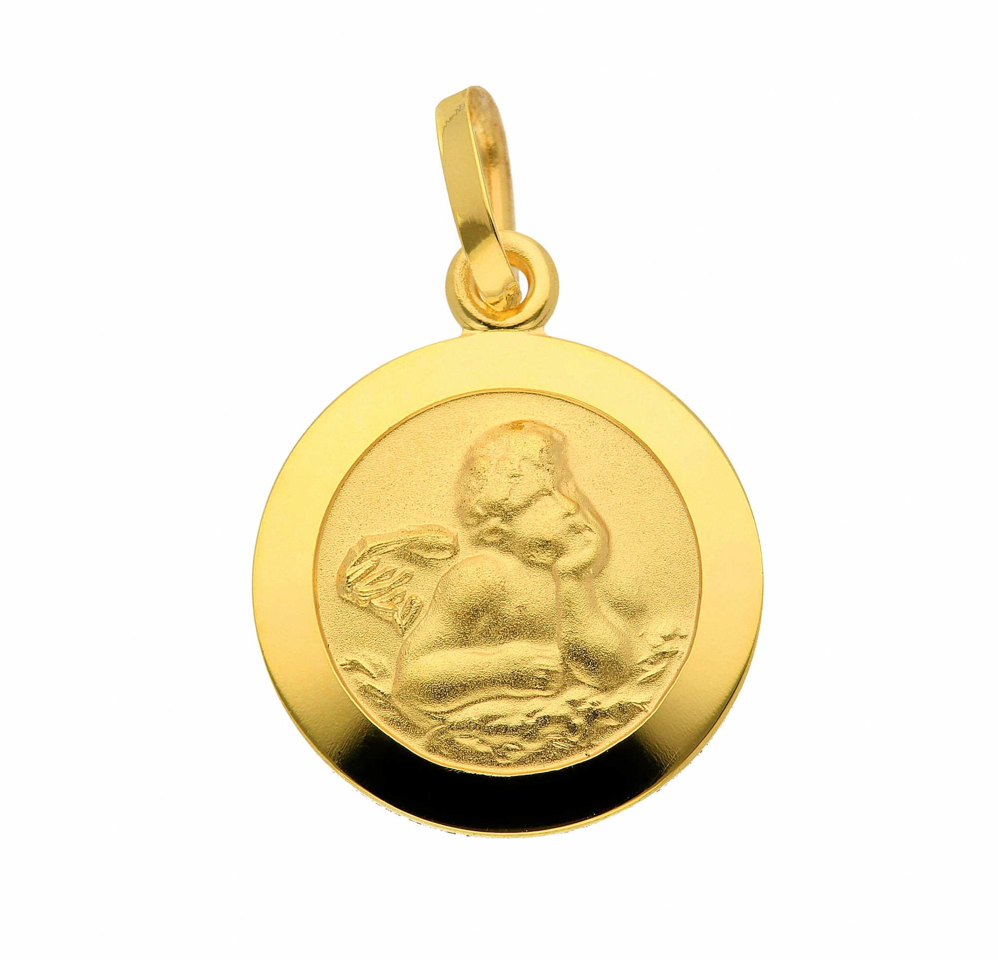 Kette - Set Schmuckset Adelia´s 585 Amor Anhänger mit Halskette mit mm Ø Anhänger 12 Gold
