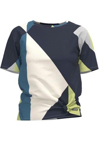 Pepe Jeans Kurzarmshirt »ALBIN«, mit geometrischem allover Print und zum Knoten kaufen
