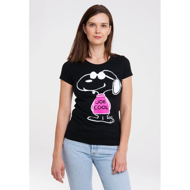 LOGOSHIRT T-Shirt »Peanuts - Snoopy - Joe Cool«, mit lizenziertem  Originaldesign shoppen | I\'m walking