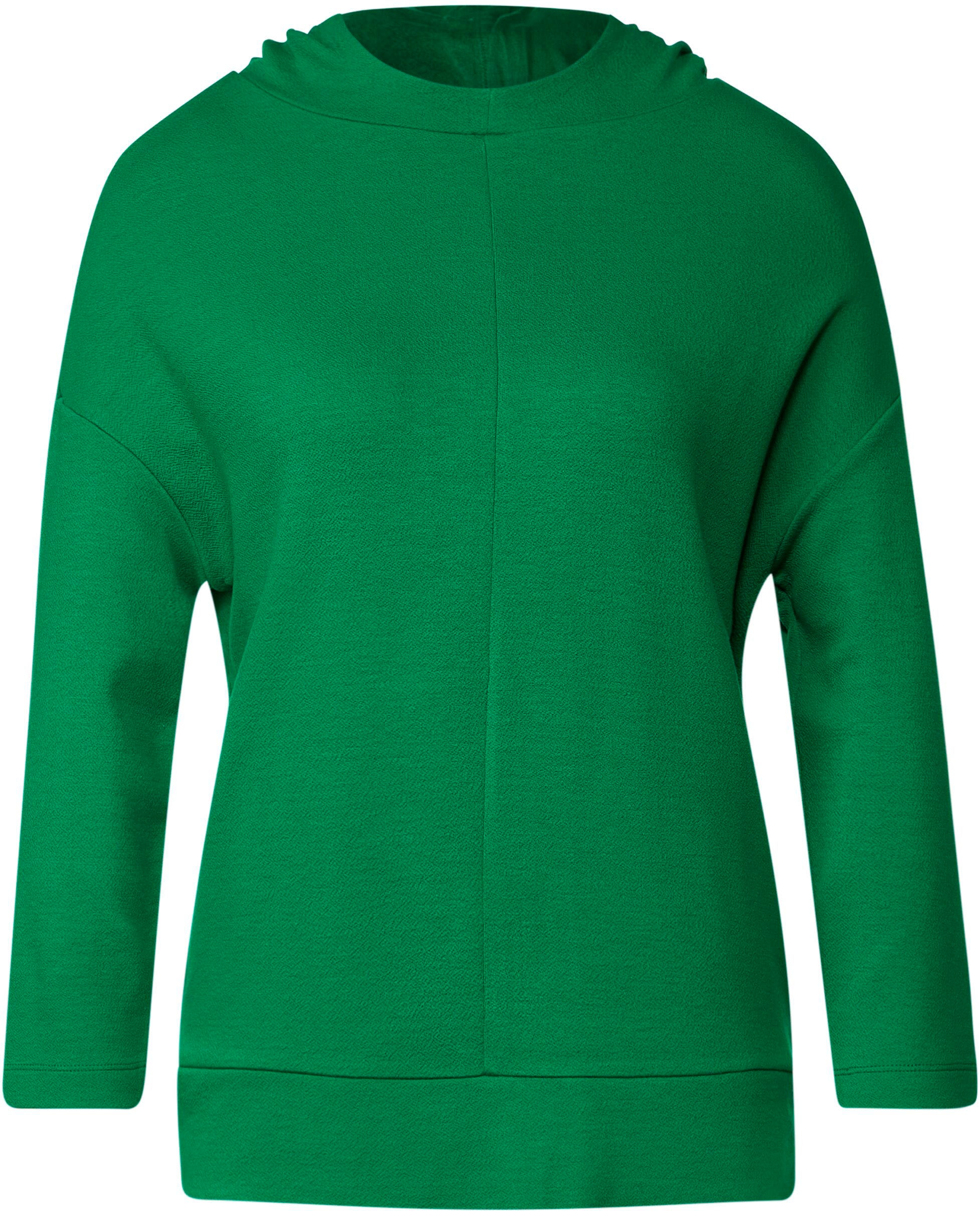 STREET ONE Kapuzensweatshirt mit 3/4 Ärmeln