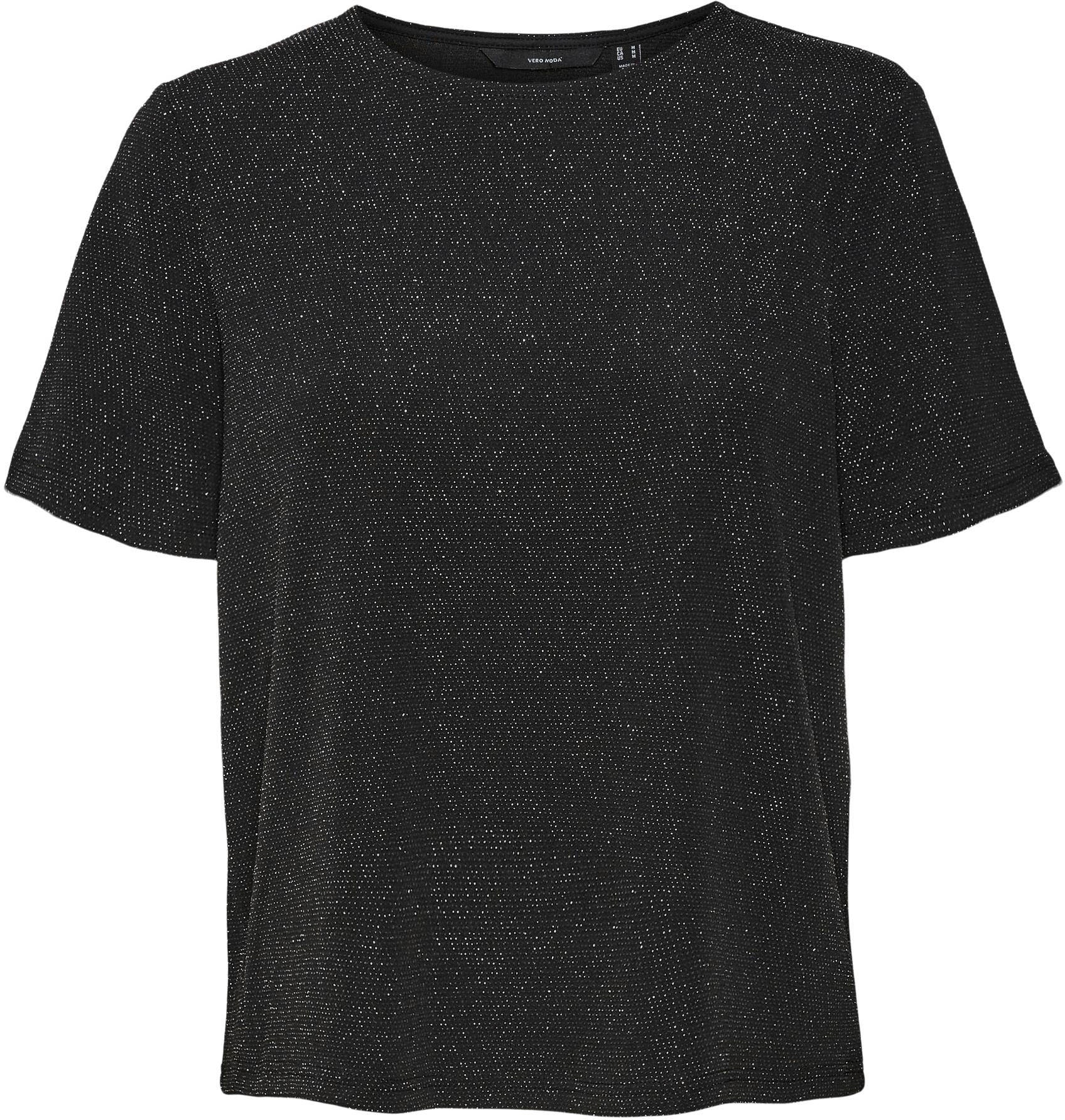 Vero Moda T-Shirt »VMKANVA SS SHORT TOP JRS«, mit Glitzereffekt kaufen |  I\'m walking