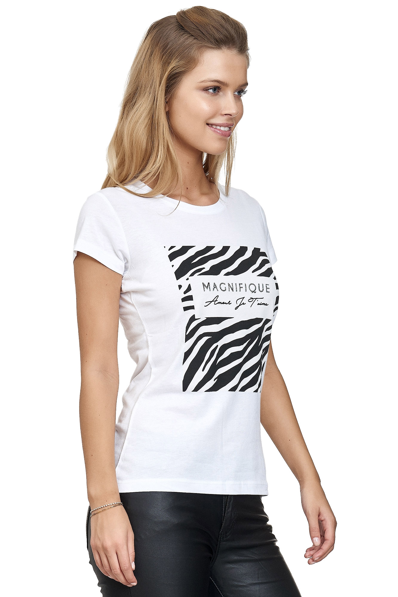 T-Shirt, glänzendem I\'m shoppen | Decay walking mit Frontprint