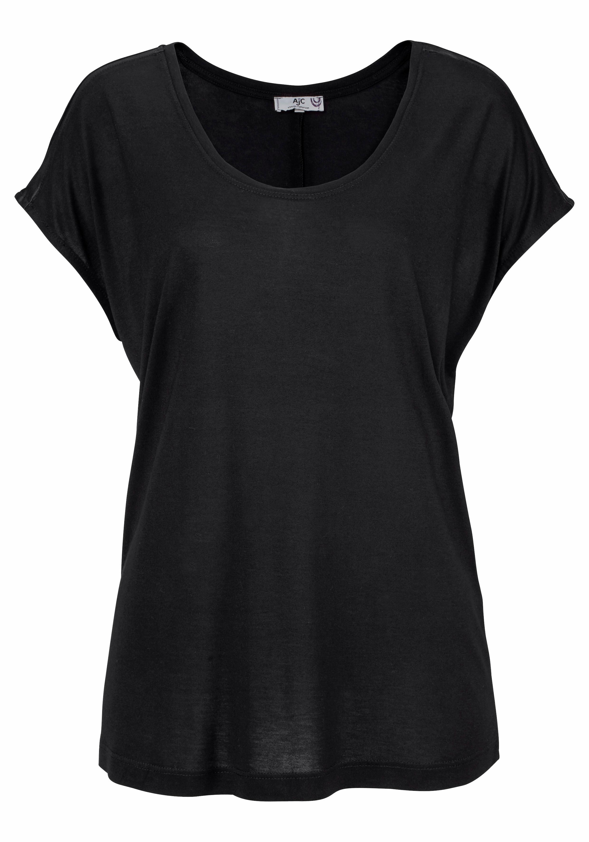 AJC Oversize-Shirt, mit Schulterdetail in Lederoptik kaufen | V-Shirts