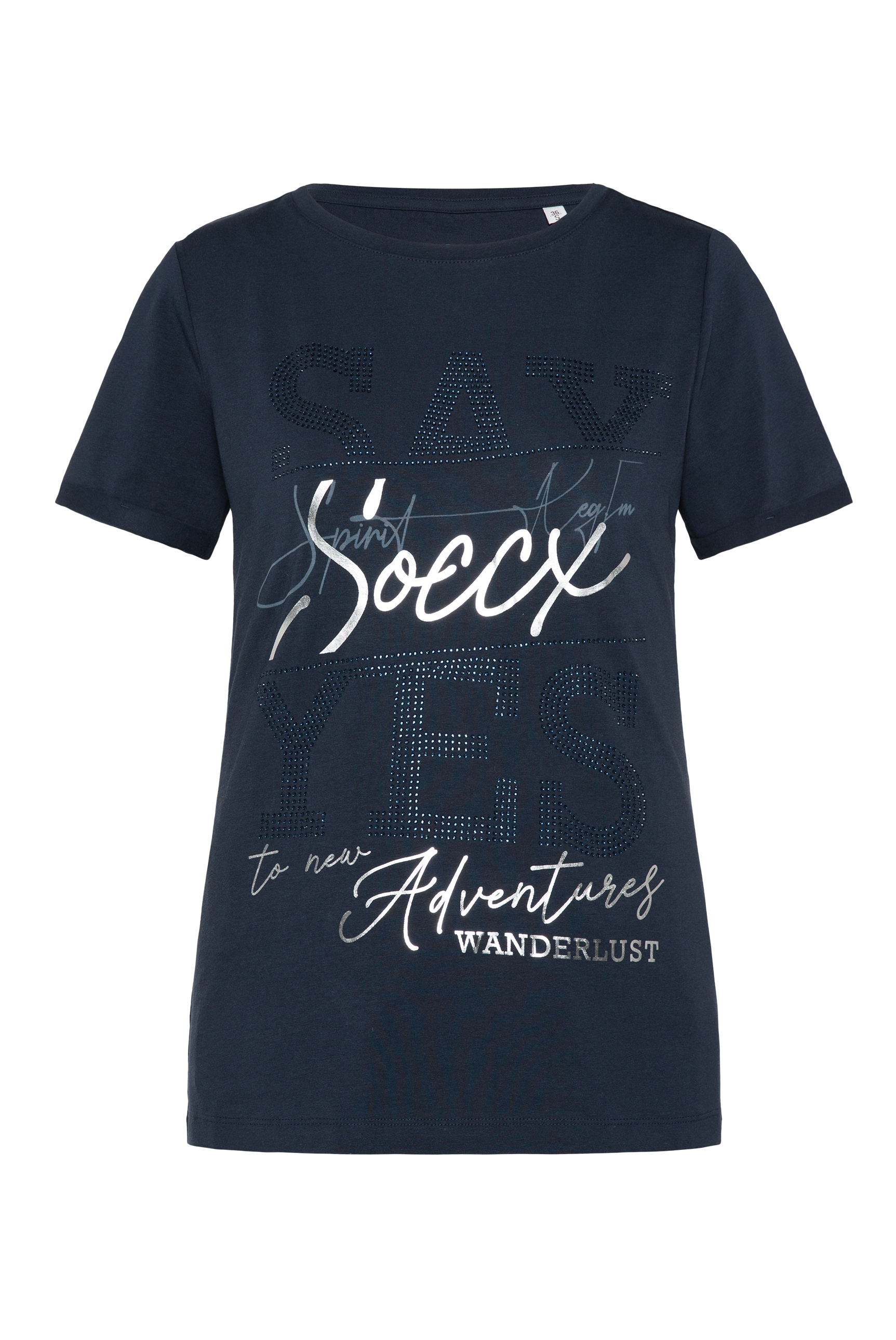 SOCCX V-Shirt, mit Elasthan-Anteil | I\'m walking