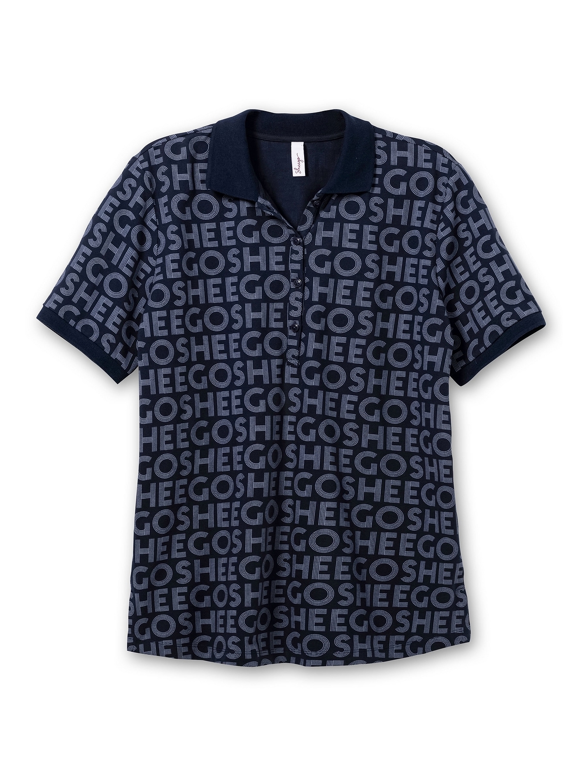 »Große kaufen Alloverdruck, mit T-Shirt Sheego aus Größen«, Waffelpiqué