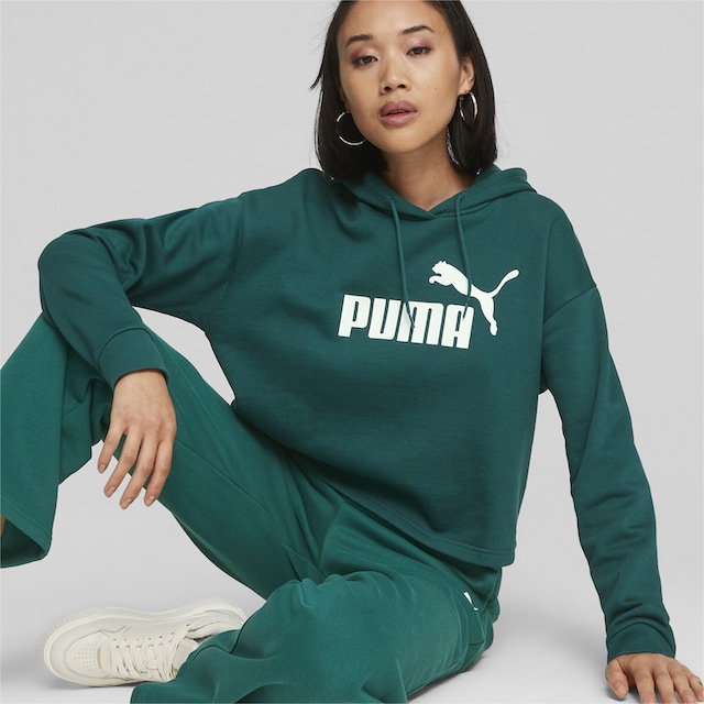 PUMA Sweatshirt »Essentials+ Cropped Logo Hoodie Damen« bestellen