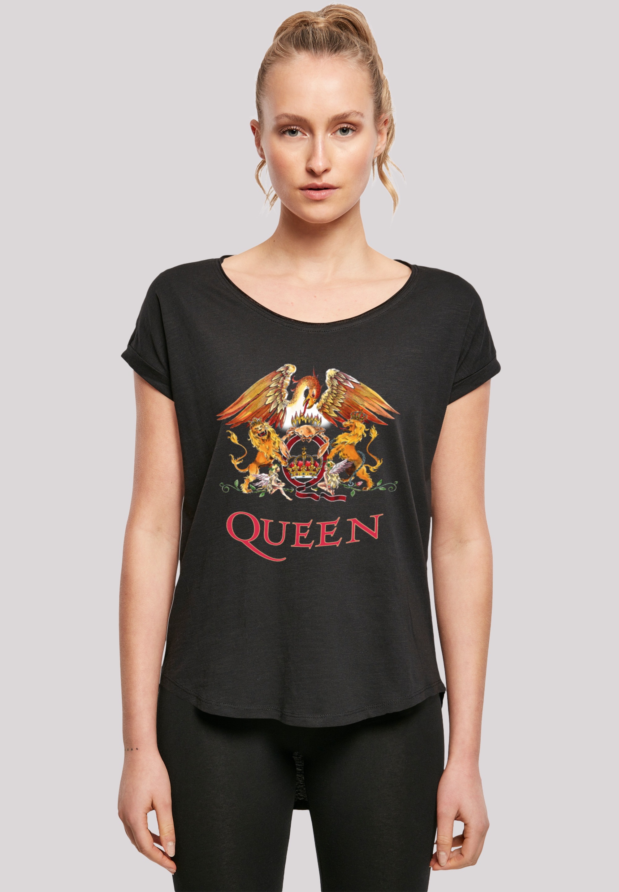 F4NT4STIC T-Shirt »Queen Rockband Classic Print Black«, | I\'m bestellen Crest walking