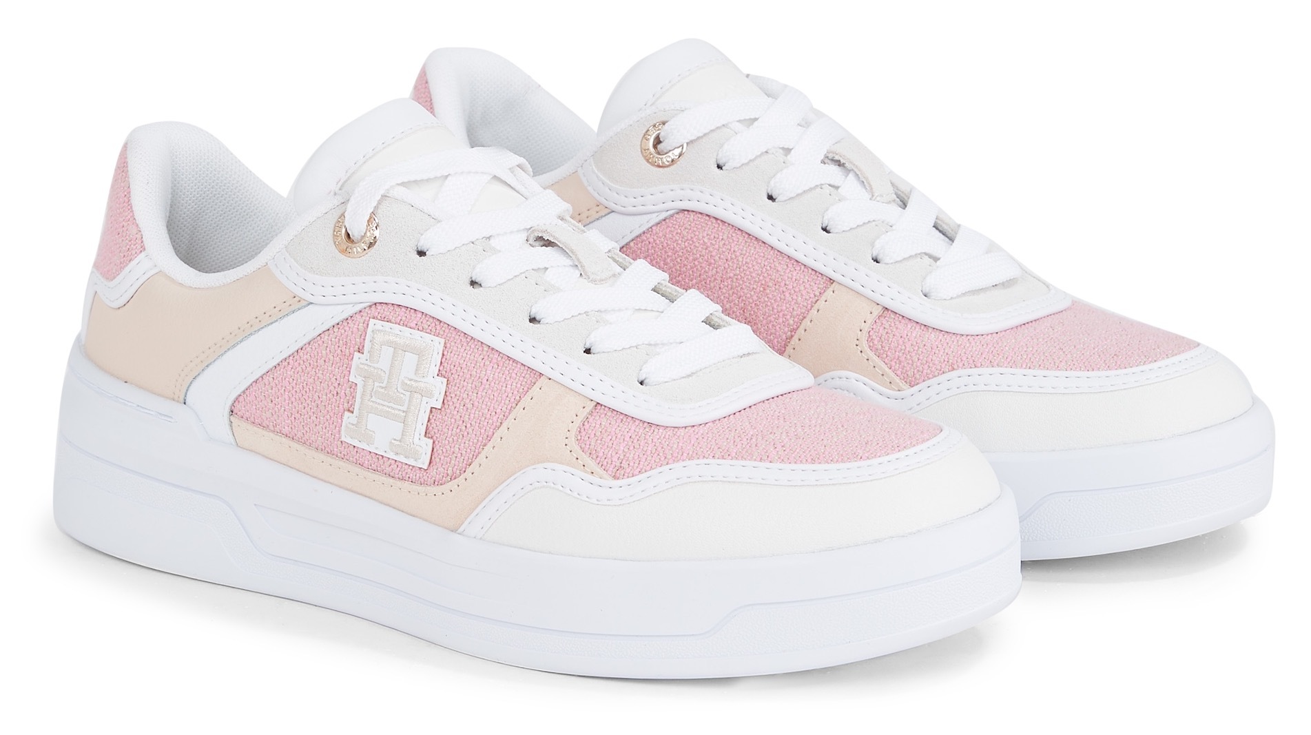 Tommy Hilfiger Keilsneaker »TH WOVEN BASKET SNEAKER«, in Pastelltönen kaufen
