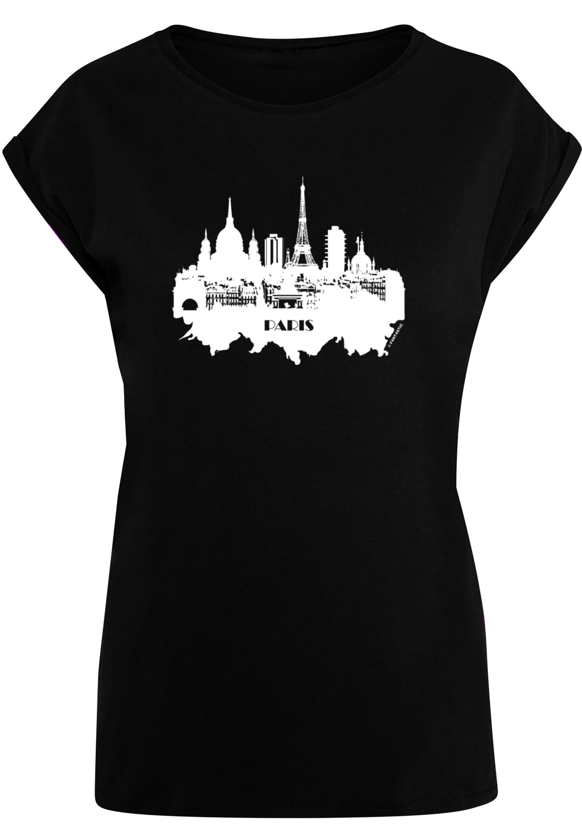online TEE«, »PARIS SHORT T-Shirt F4NT4STIC Print SLEEVE SKYLINE