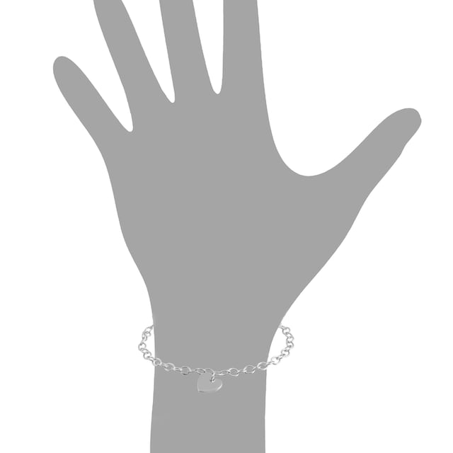 Vivance Armband »925 Silber rhodiniert mit Herz Motiv« online kaufen | I'm  walking