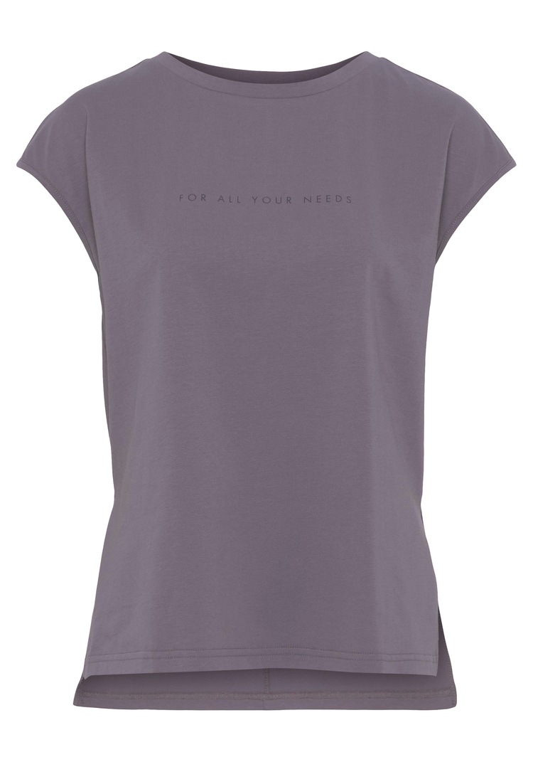 T-Shirt »Slit Tee«, aus weicher Baumwolle