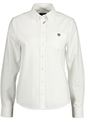 Gant Hemdbluse, mit Logo Aufdruck auf Brusttasche kaufen