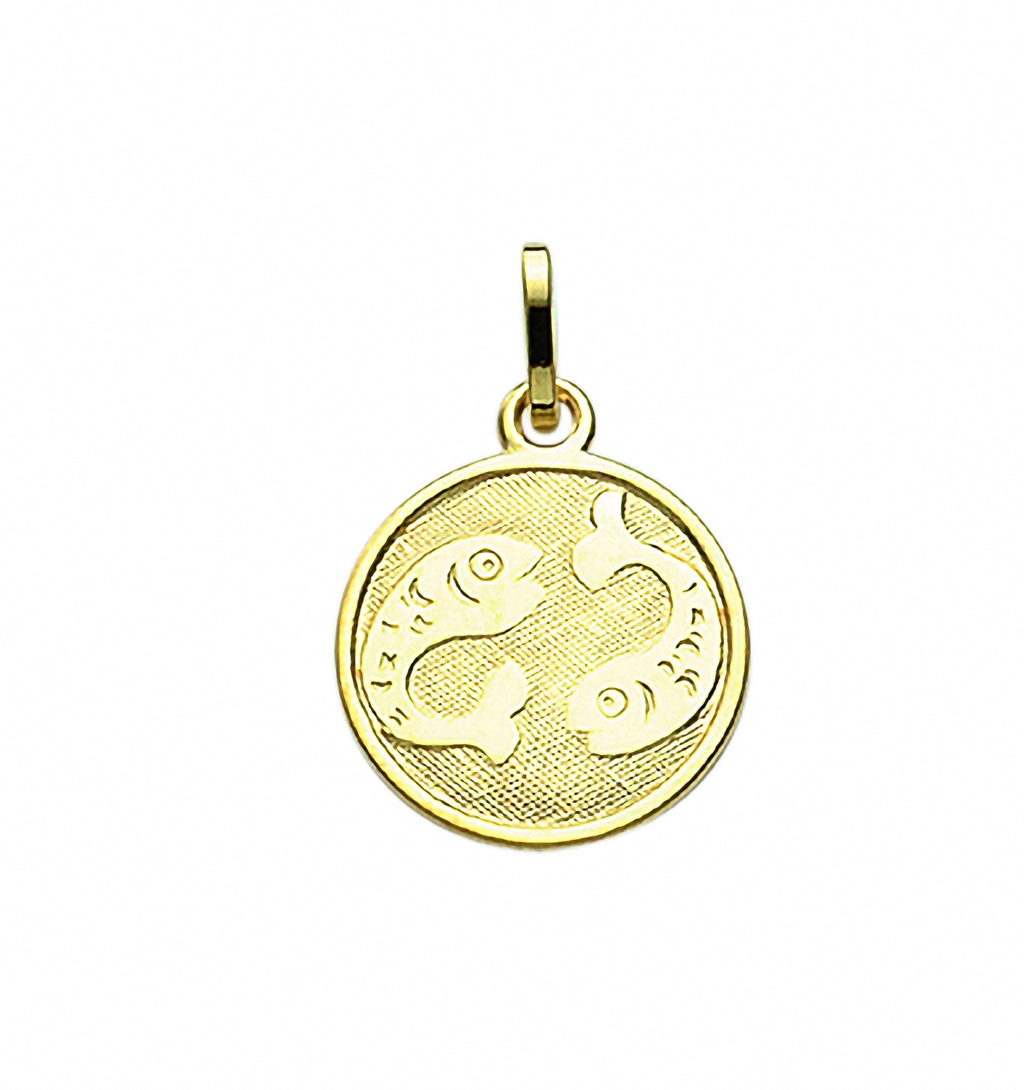 Adelia´s Kette mit Anhänger »333 Gold Sternzeichen Anhänger Fisch Ø 11,8  mm«, Schmuckset - Set mit Halskette online kaufen | I\'m walking