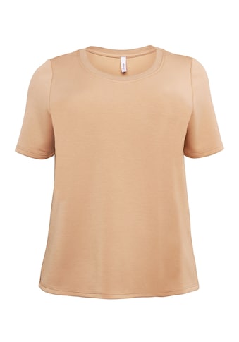 Sheego Rundhalsshirt »Shirt«, mit verlängertem Halbarm kaufen