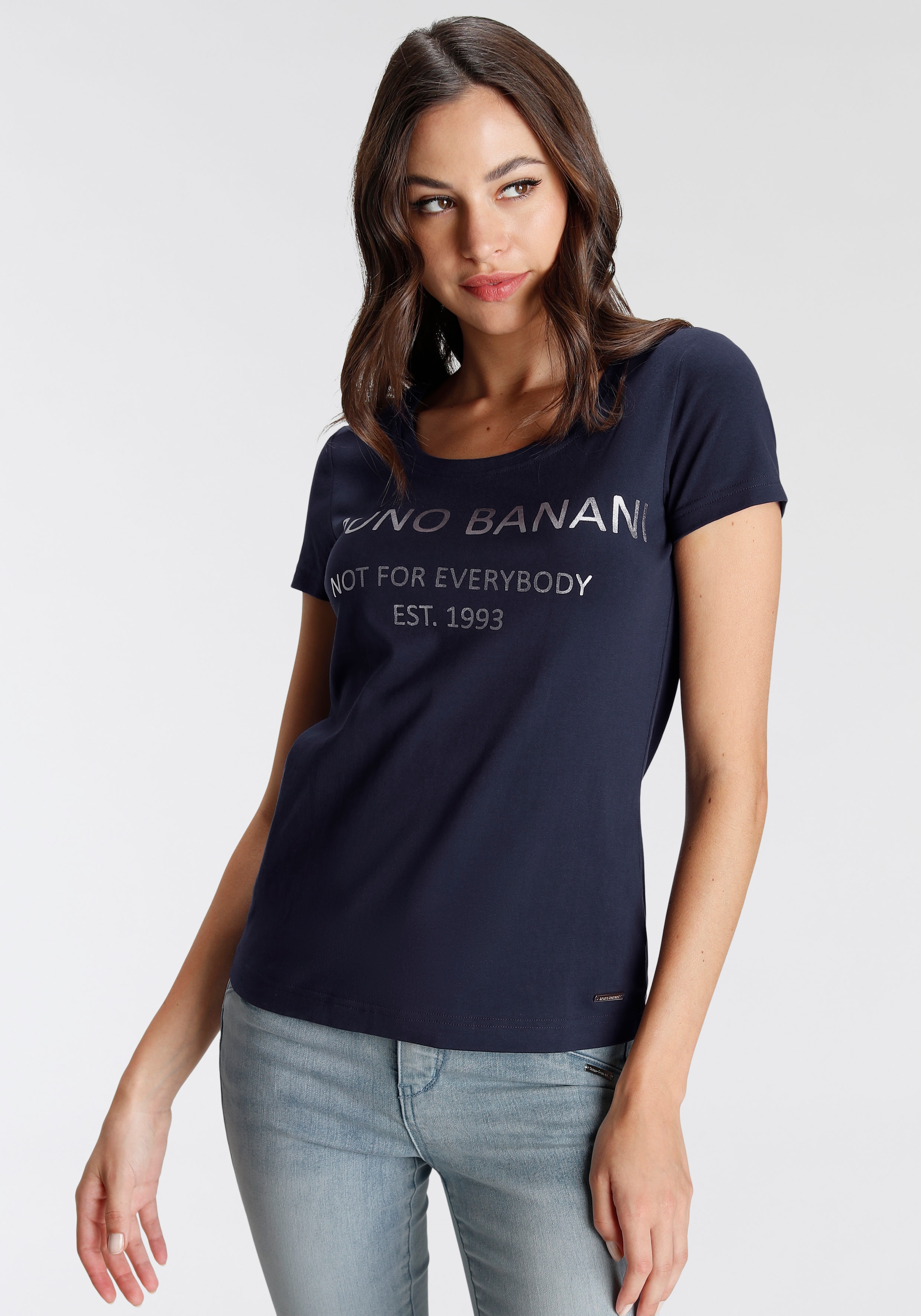 Banani mit goldfarbenem shoppen NEUE KOLLEKTION Logodruck I\'m Bruno T-Shirt, | walking