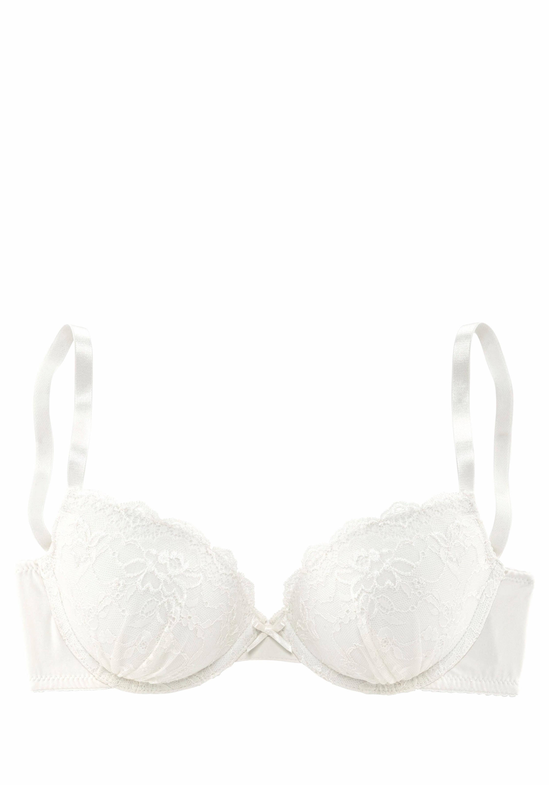 LASCANA Push-up-BH Nina mit Bügel mit Spitzencups und herausnehmbaren Kissen Dessous