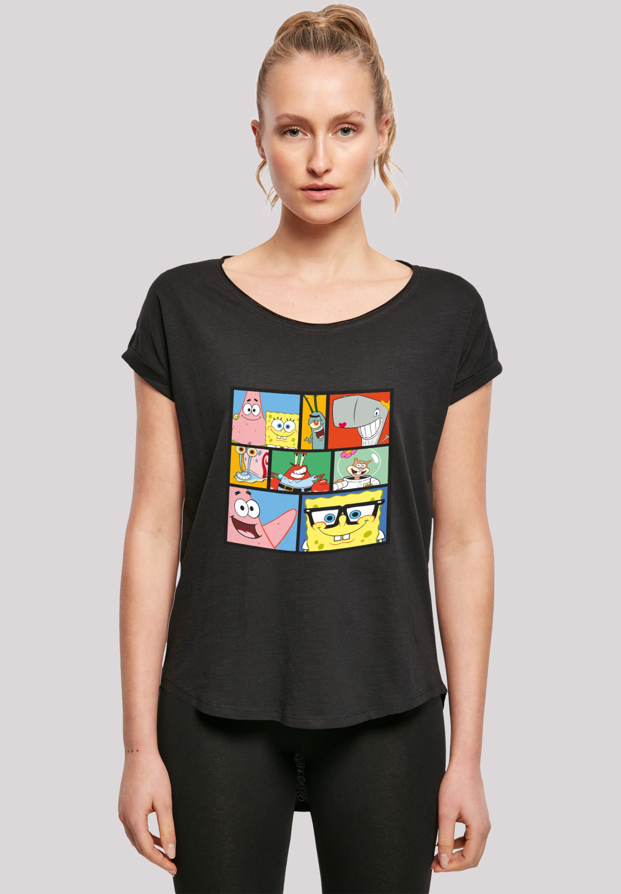 F4NT4STIC T-Shirt »\'Spongebob Schwammkopf Collage\'«, Print online | I\'m  walking