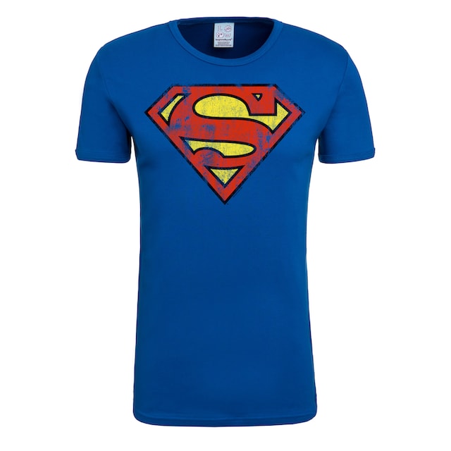 mit LOGOSHIRT Originaldesign T-Shirt »Superman-Logo«, lizenzierten online