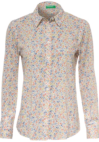 United Colors of Benetton Hemdbluse »Bluse«, mit individuellem Minimalprint kaufen