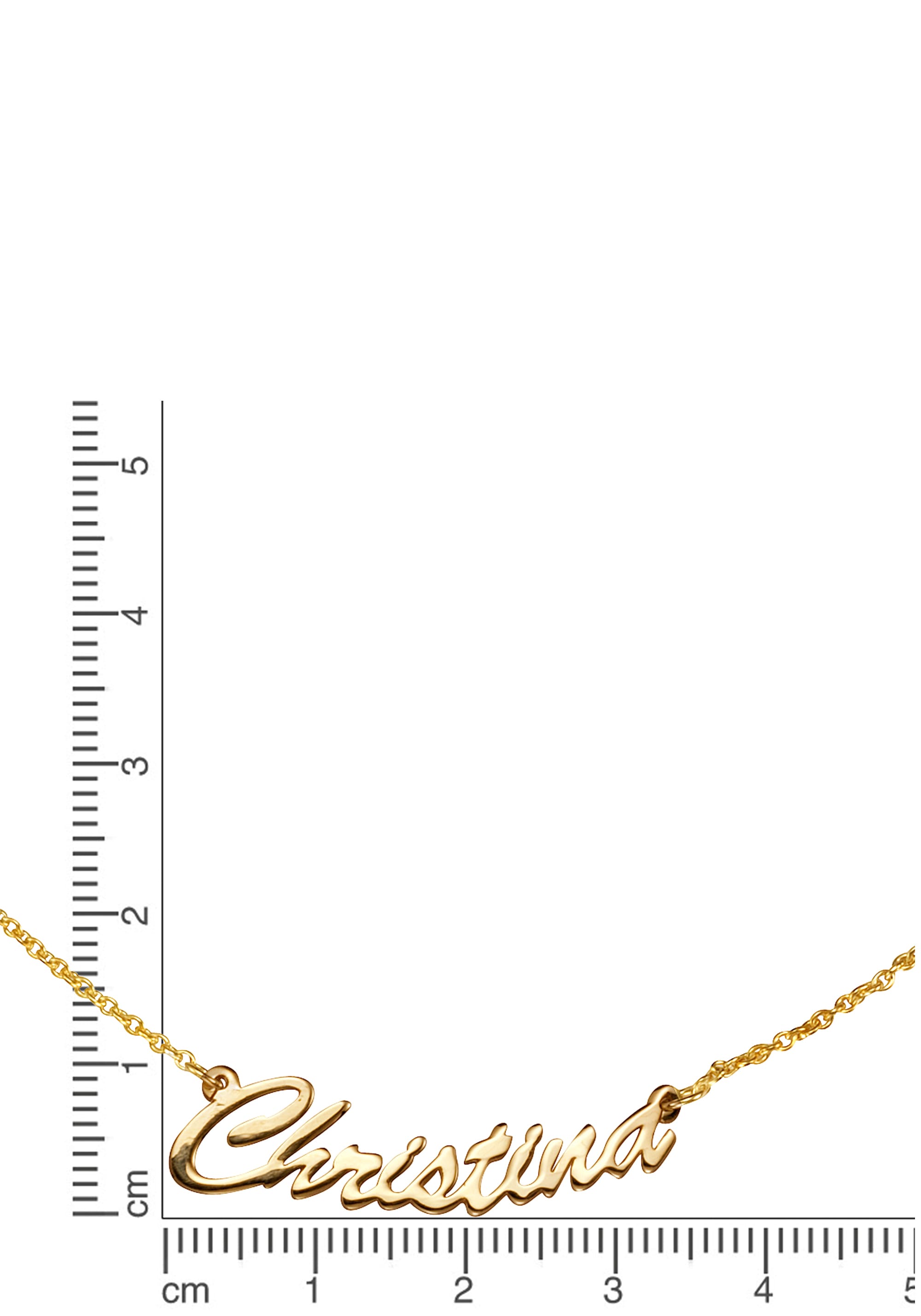 Firetti Namenskette Anlass Namen«, »Schmuck kaufen 925 Silber Geburtstag Geschenk per I\'m Valentinstag Weihnachten walking mit Halskette deinem GRAVURwunsch Mail, 