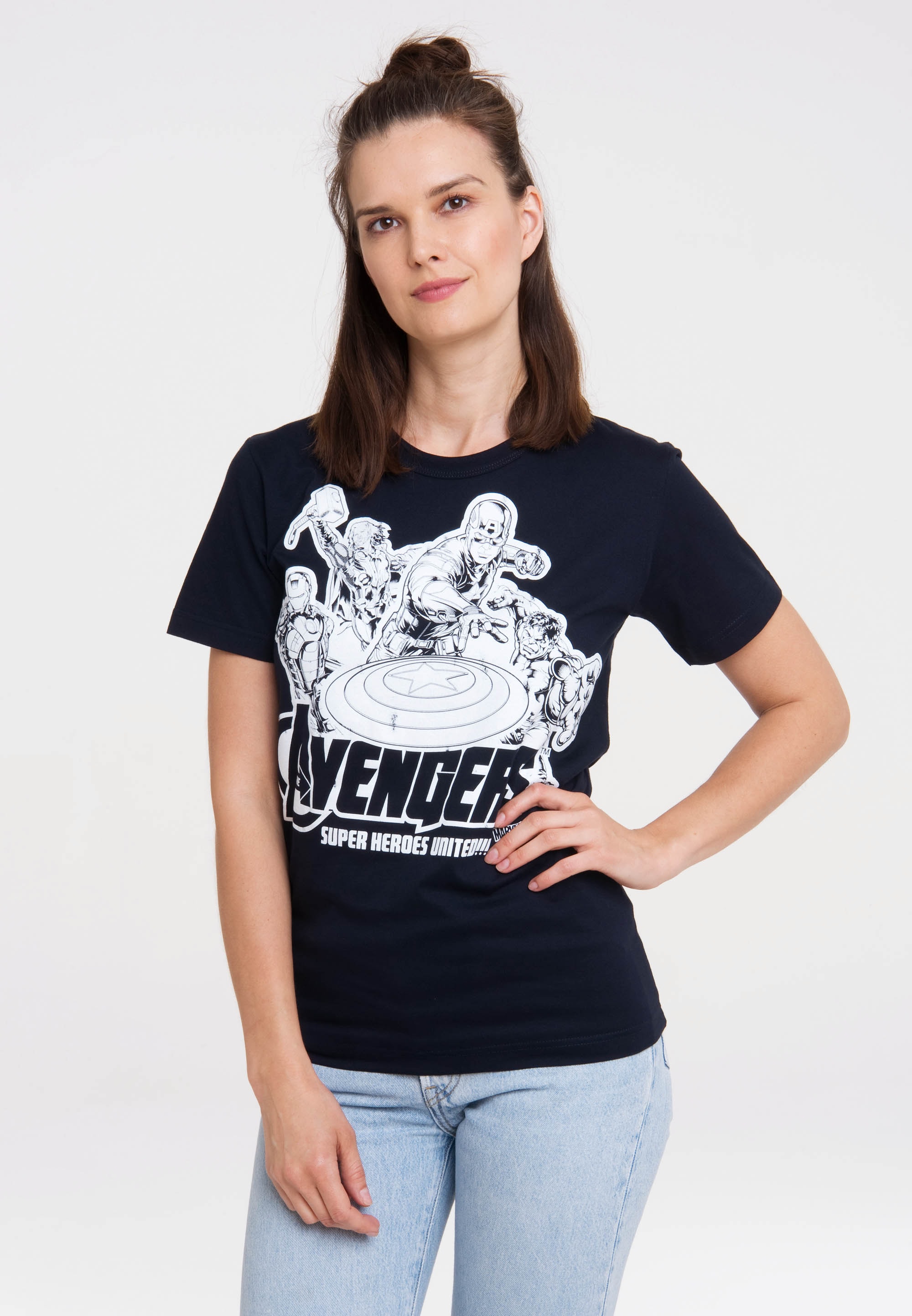 LOGOSHIRT Avengers«, »Marvel Print - T-Shirt mit online Comics lizenziertem