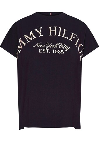 Tommy Hilfiger Rundhalsshirt »RELAXED ARCHED HILFIGER C-NK SS«, mit großem Tommy... kaufen