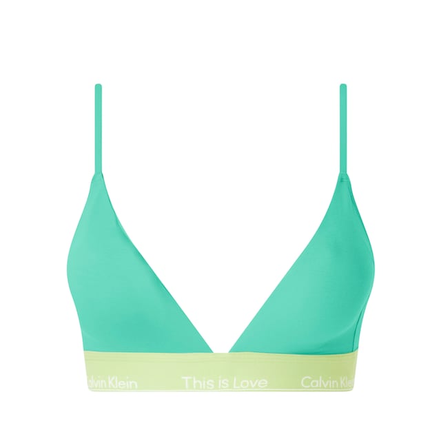 Calvin Klein Triangel-BH »LGHT LINED TRIANGLE«, mit kontrastfarbenem  Logo-Unterbrustband & Wäsche auf Rechnung bestellen