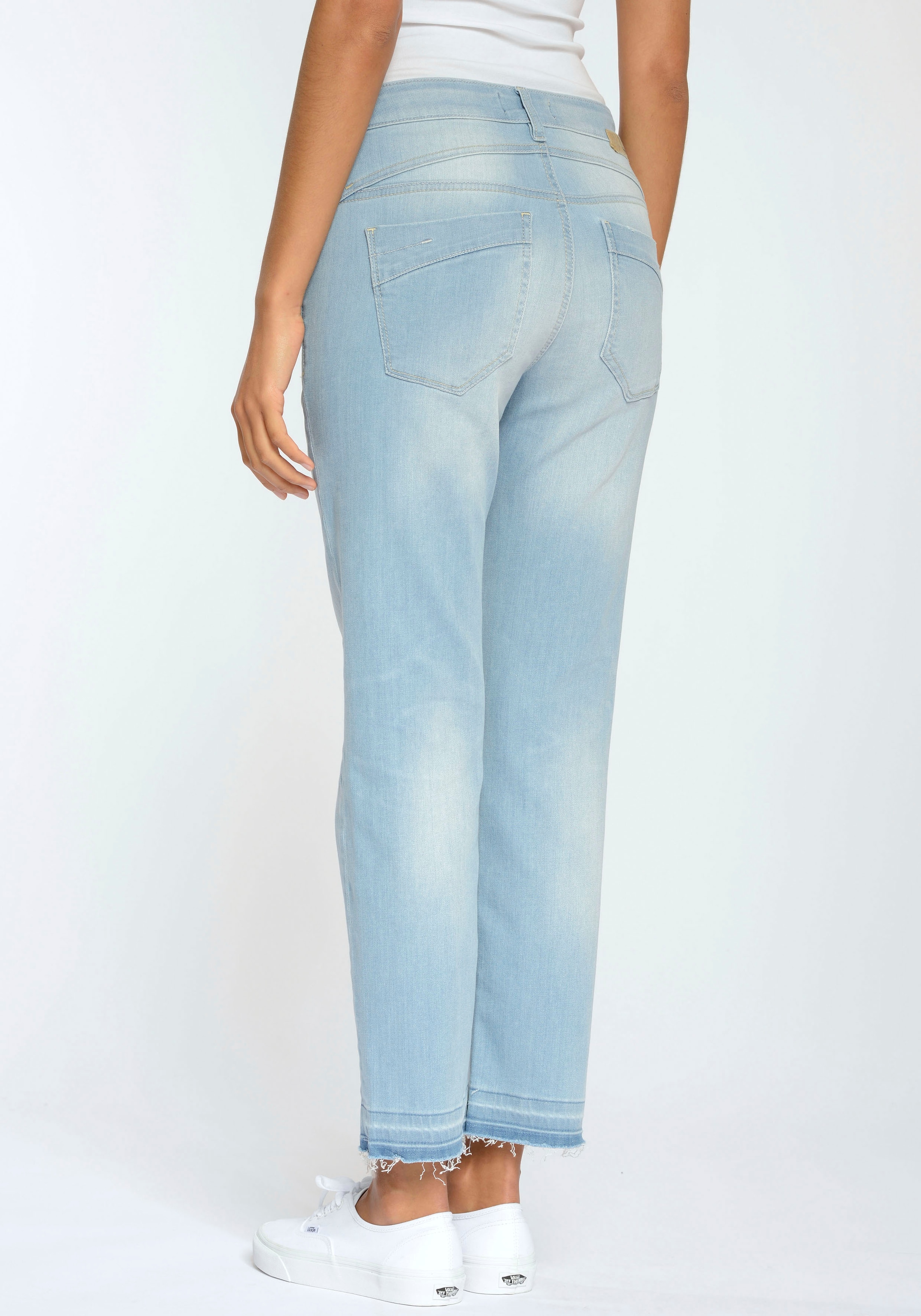 Sitz Elasthan-A GANG Straight-Jeans CROPPED«, durch kaufen »94RUBINIA perfekter