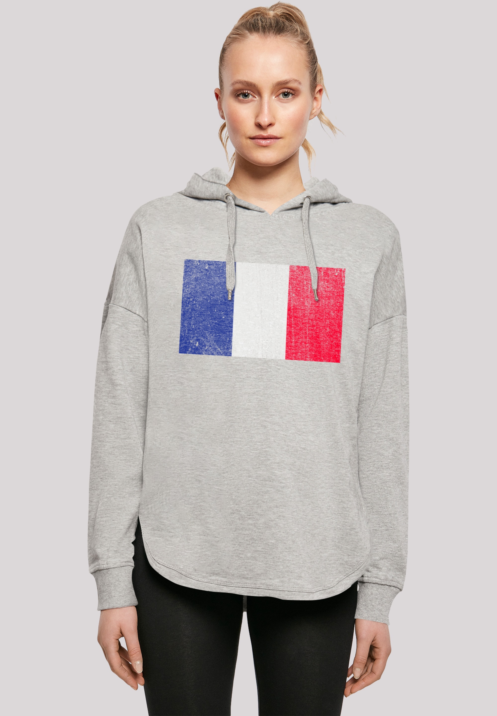 F4NT4STIC Kapuzenpullover »France Frankreich Flagge walking Print distressed«, | online I\'m