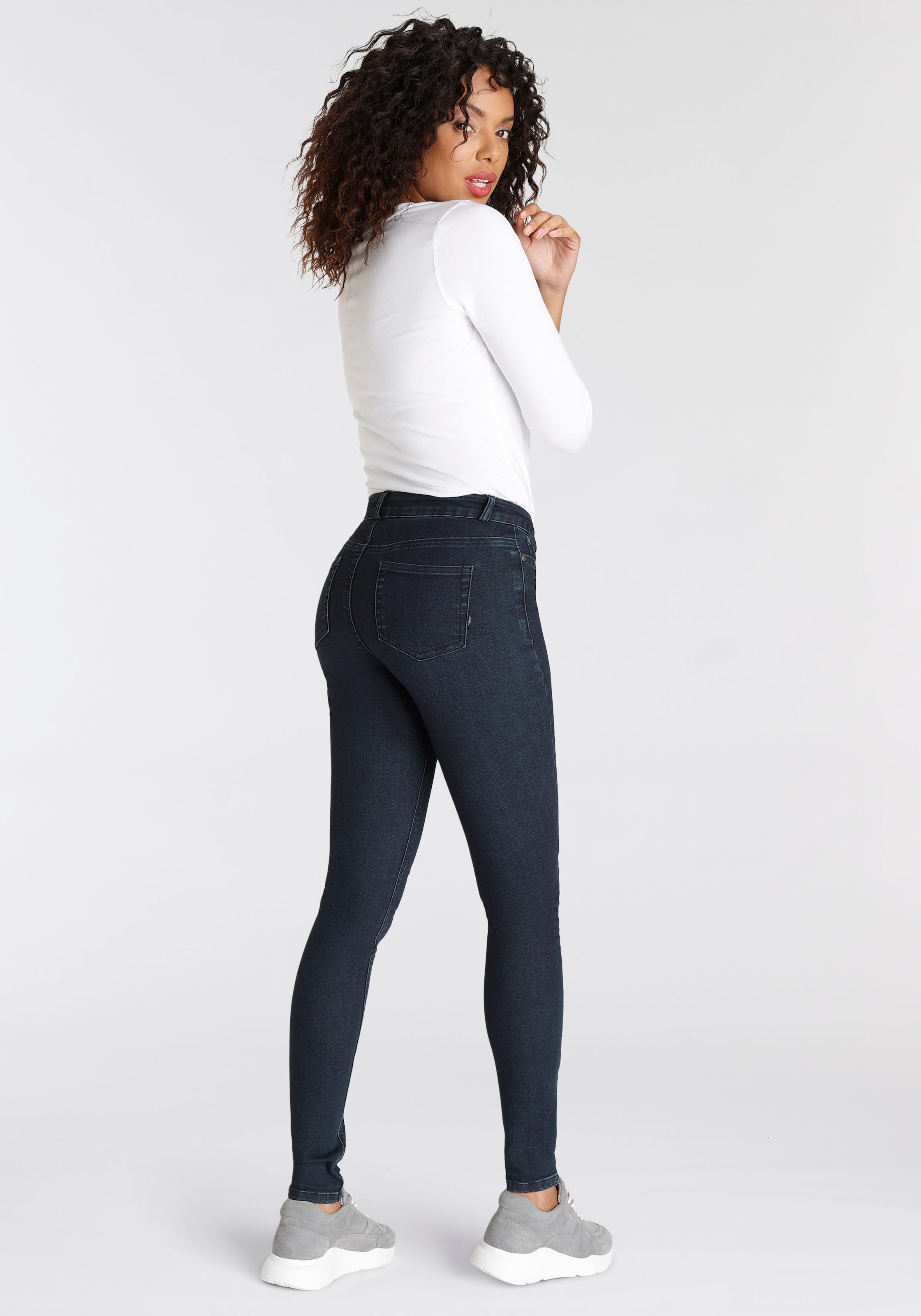 Arizona Skinny-fit-Jeans »Ultra Soft«, High Waist online | I\'m walking | Stretchjeans