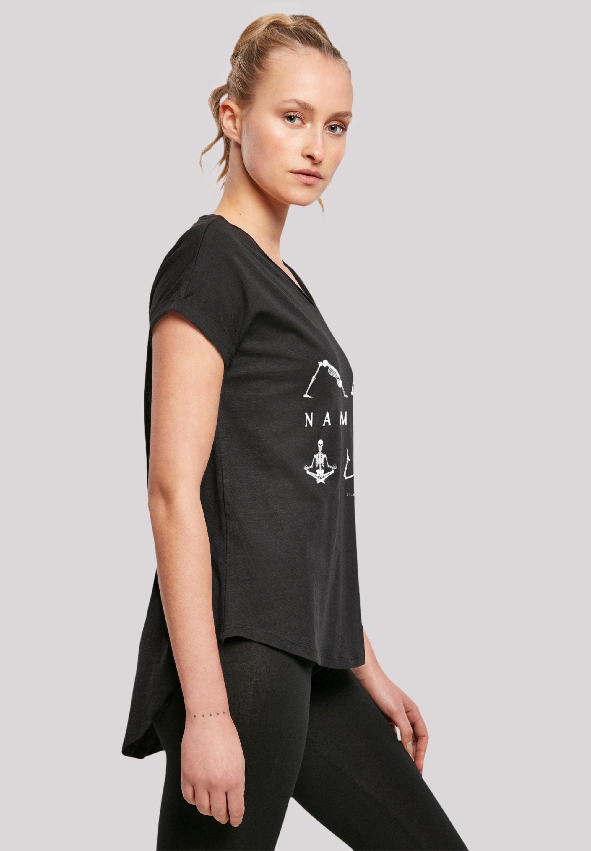 F4NT4STIC T-Shirt walking Halloween«, Print kaufen »Namaste | I\'m Skelett online Yoga