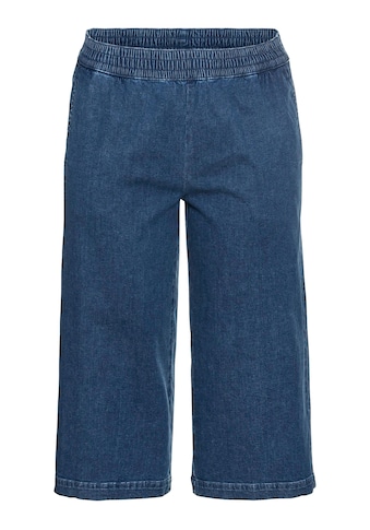 Sheego 3/4-Jeans »3/4-Jeans«, mit Schlupfbund, aus elastischem Denim kaufen