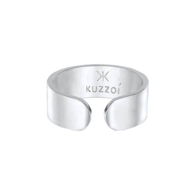 Kuzzoi Silberring »Bandring Klares Design Offen 925 Silber« im Onlineshop |  I'm walking